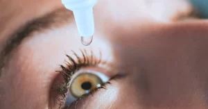 Boric acid in eye drops